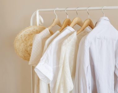 minimalistic fashion clothes on a hanger m75c4eb